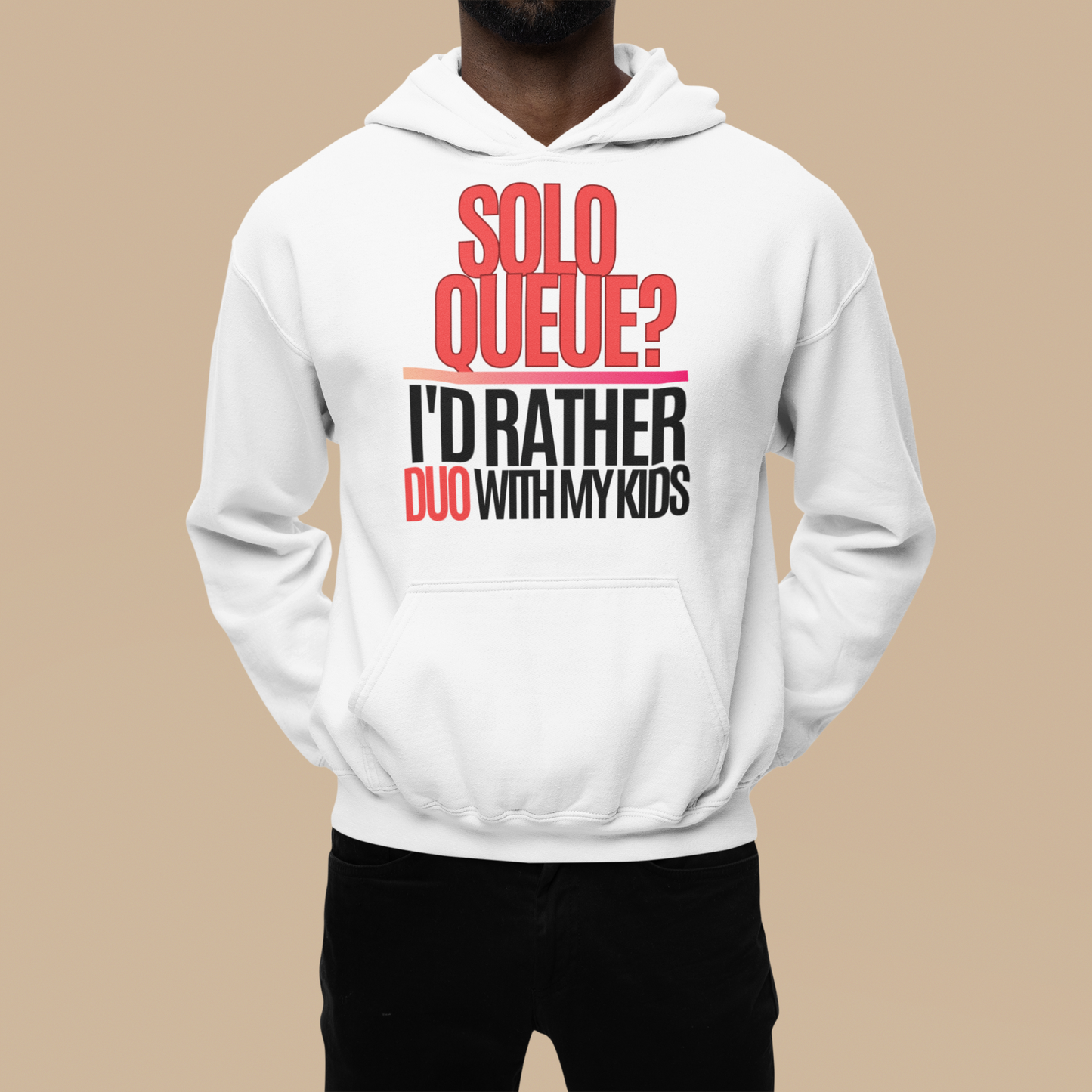 Solo Queue?!? Gildan Unisex Hoodie