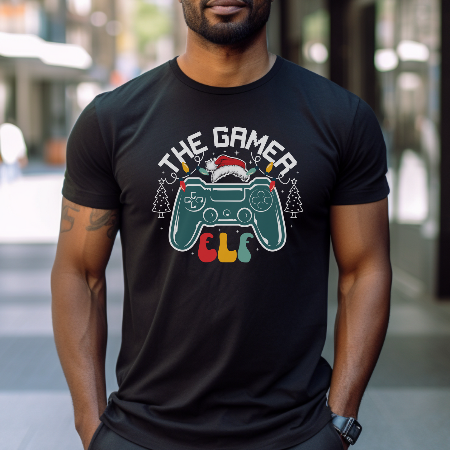 The Gamer Elf | Unisex Casual Tee | Gamer Shirt