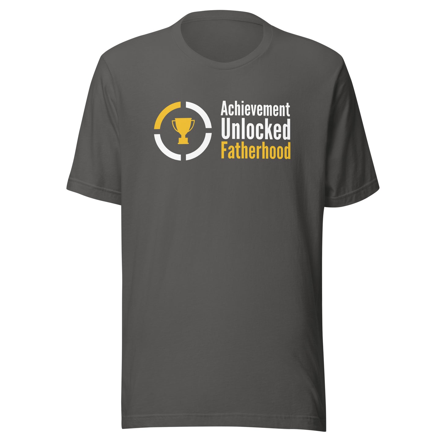 Achievement Unlocked Fatherhood | Gift for New Dad | Casual Tee
