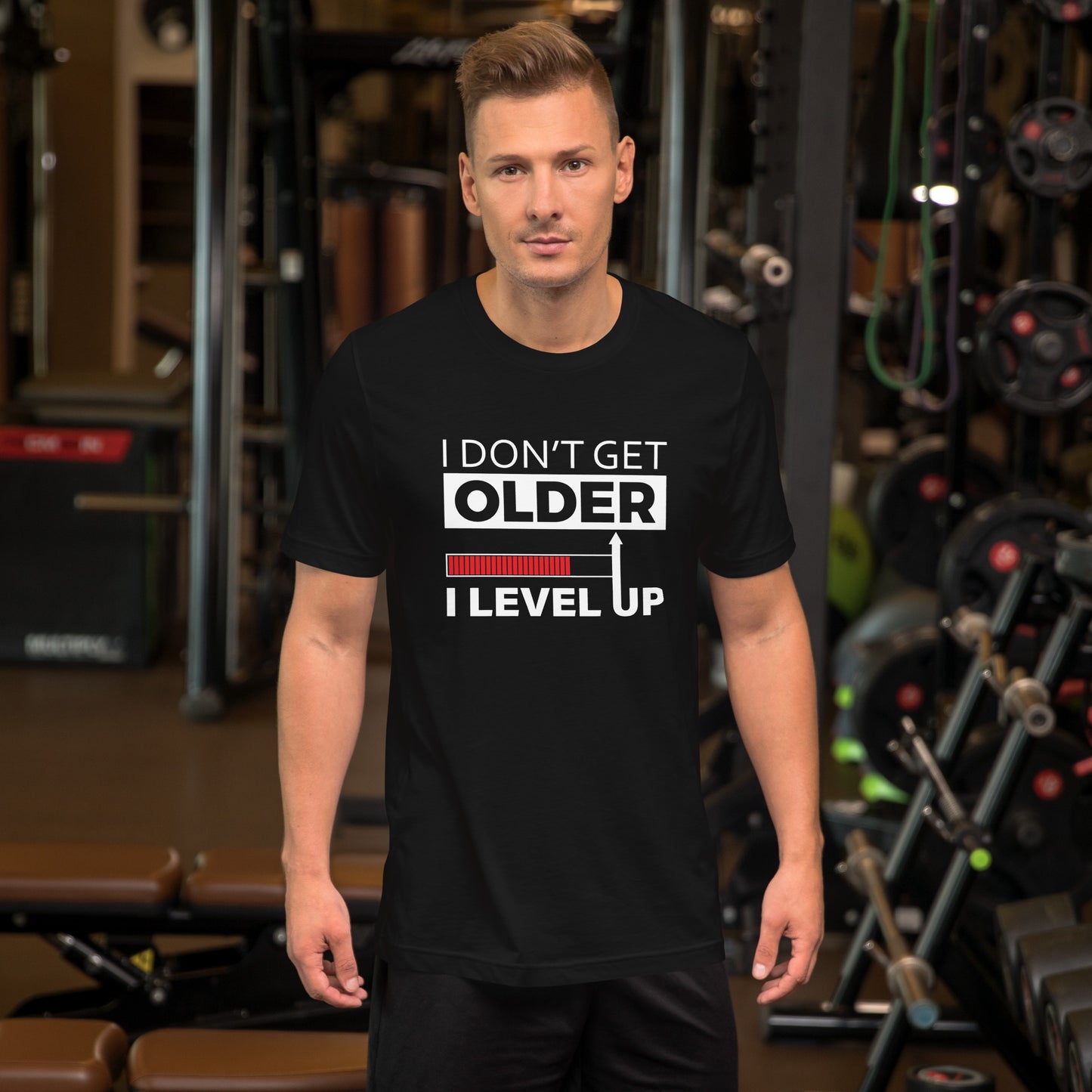 I Don't Get Older I Level Up | Unisex Casual Tee | Gamer Shirt