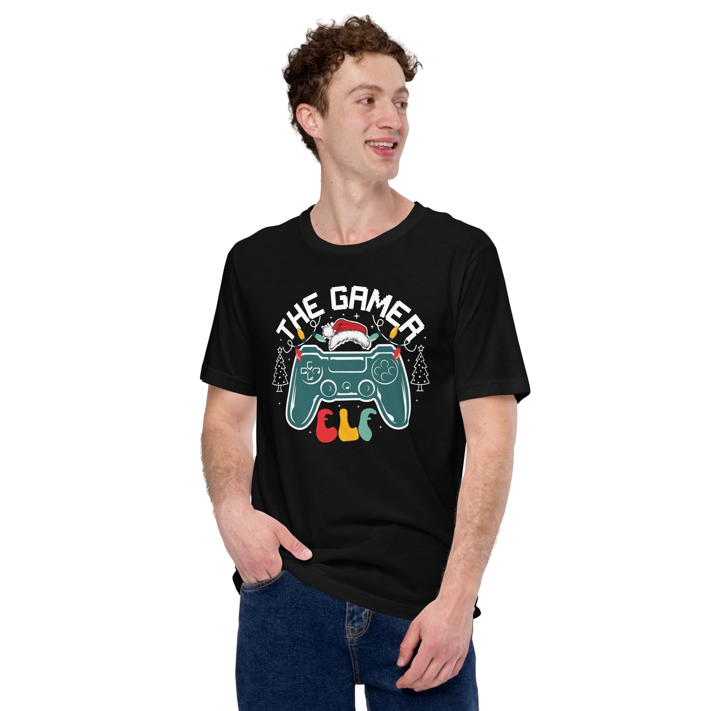 The Gamer Elf | Unisex Casual Tee | Gamer Shirt