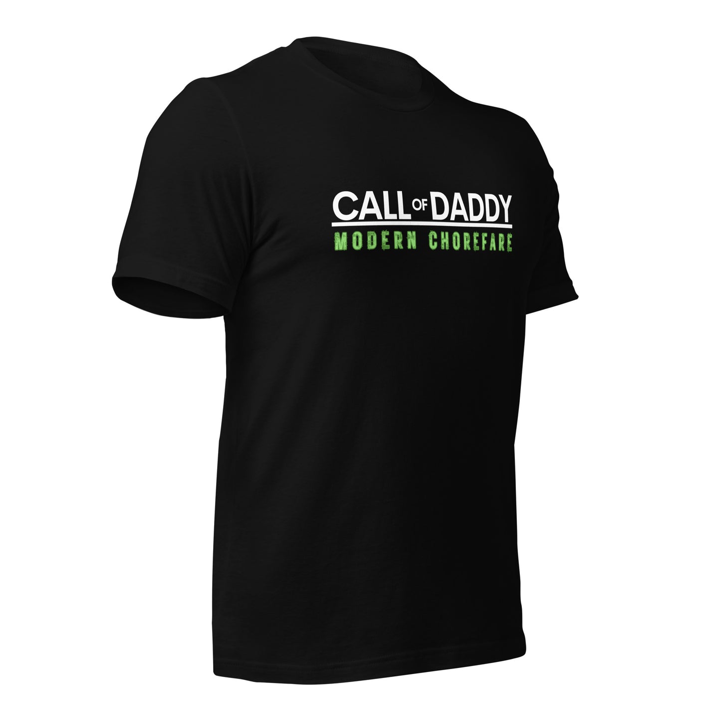 Call of Daddy Modern Chorefare Black Tee
