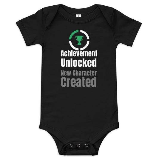 Achievement Unlocked, New Character Created | One piece for babies | Gamer Baby