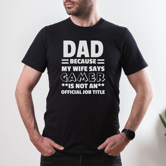 Dad Isn't a Job Title | Casual Men's Tee | Funny Dad Shirt