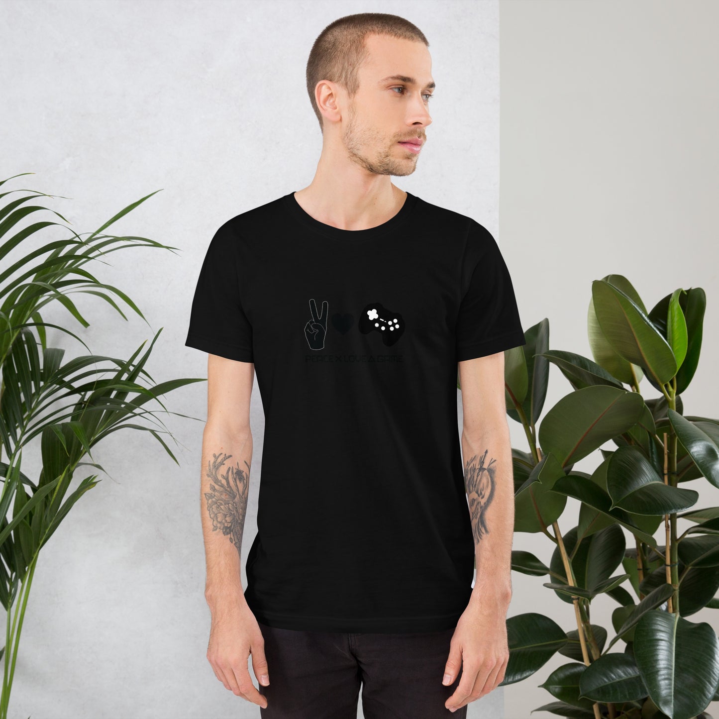 Peace Love Game | Unisex Casual Tee | Gamer Tee